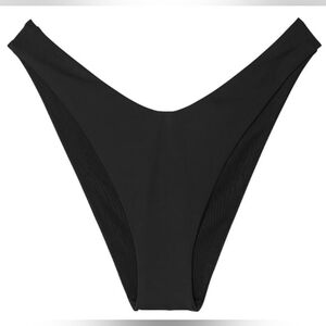 XL Victoria's Secret Swim Brazilian Bikini Bottom Black